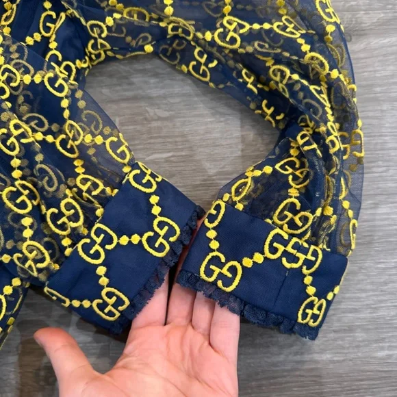 Price Drop ❤️ Gucci Tulle GG logo dress with sequin embroidery - Picture 8 of 14